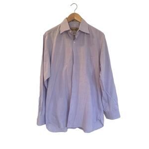 Paul Stuart Cooper Plaid Button Down shirt sz M